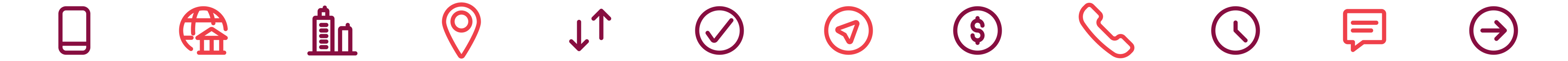 Various colourful icons