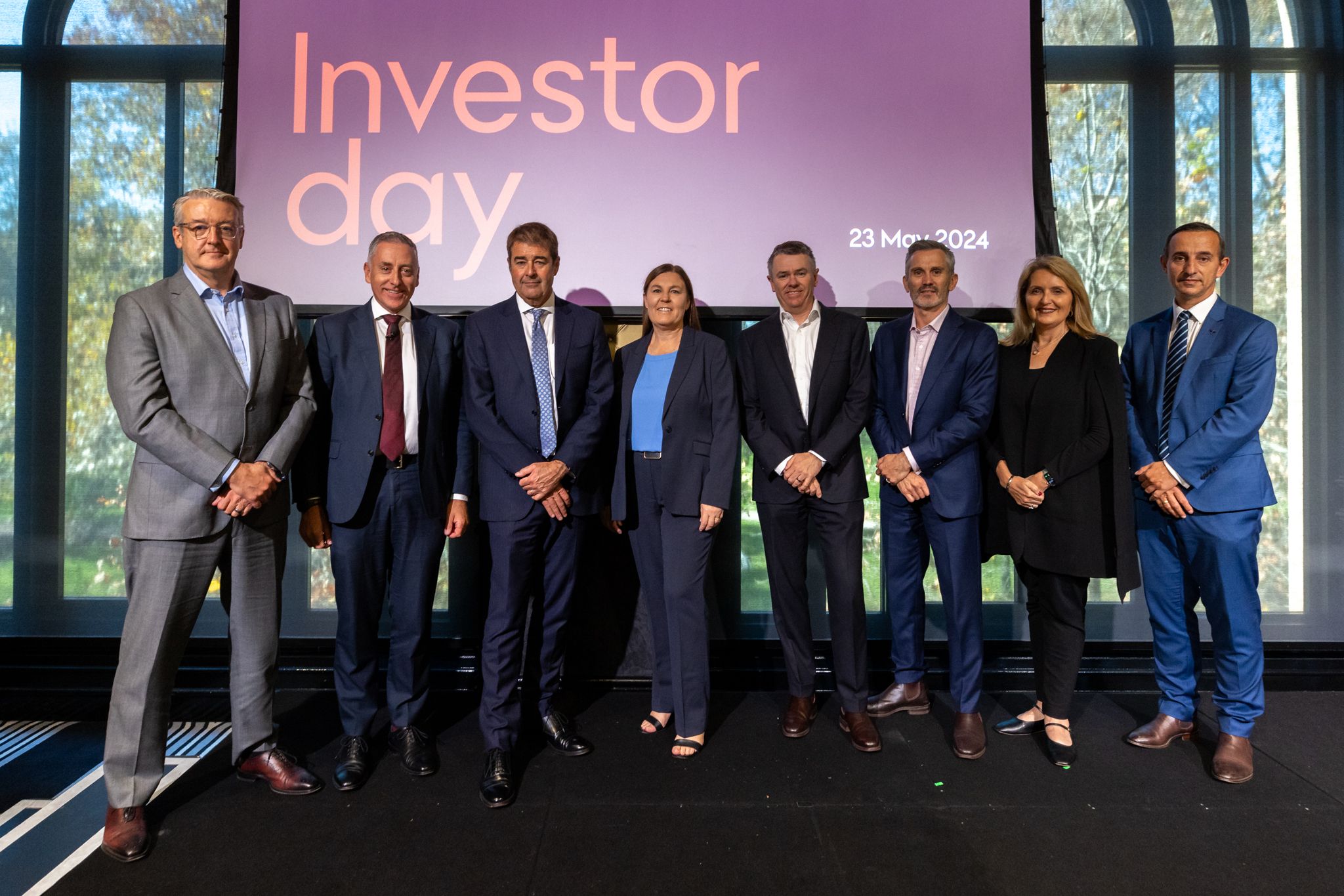 Bendigo Bank's executive suite at Investor Day 2024